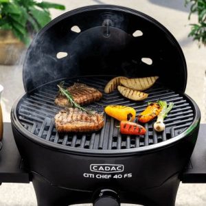 Cooking | Cadac Citi Chef 40 FS – Black BBQ Cooking