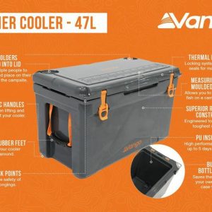 Cooling | Vango Glacier 47L Cool Box Camping Equipment Cooling