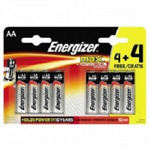 Electrical | Energizer Max AA Batteries (4+4 Free) Camping Equipment Electrical