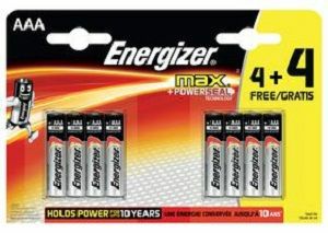 Electrical | Energizer Max AAA Batteries (4+4 Free) Camping Equipment Electrical