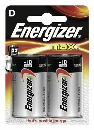 Electrical | Energizer Max D Batteries (2 Pack) Camping Equipment Electrical