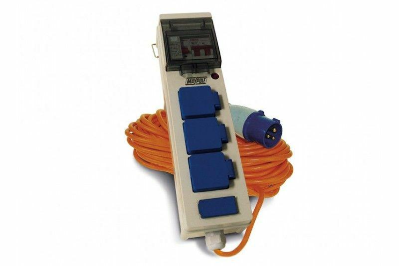 Electrical | Mobile Mains Power Unit 3 socket with USB Camping Equipment Electrical