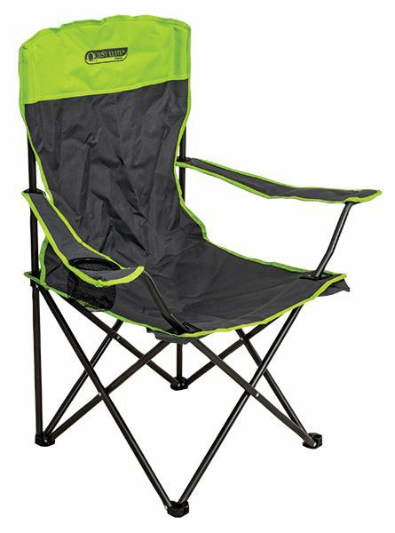 Furniture | Quest Autograph Festival Pack Away Chair – Black & Green Camping Equipment Furniture