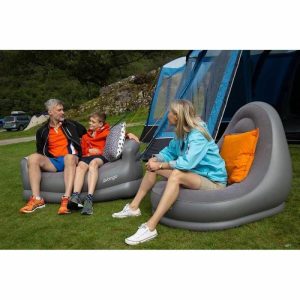 Furniture | Vango Inflatable Flocked Sofa – Grey Camping Equipment Furniture