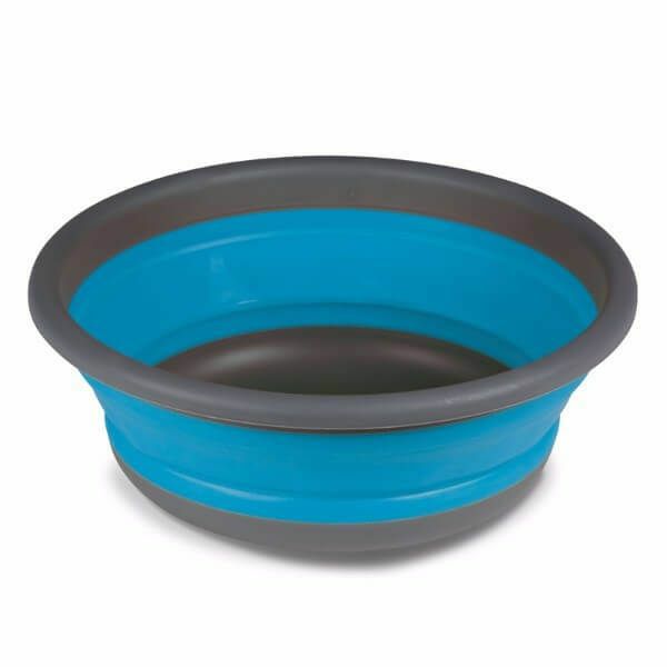 Kitchenware | Kampa Collapsible Round Washing Bowl Medium – Blue Camping Equipment Kitchenware