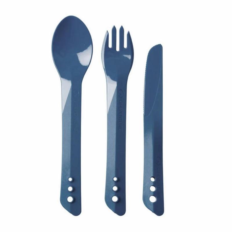 Kitchenware | Lifeventure Ellipse Camping Cutlery – Navy Blue Camping Equipment Kitchenware