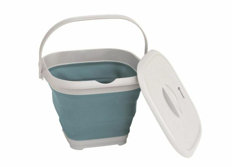 Kitchenware | Outwell Collaps Square Bucket w/ Lid – Classic Blue Camping Equipment Kitchenware