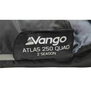 Sleeping | Vango Atlas 250 Quad Sleeping Bag – Black Camping Equipment Sleeping