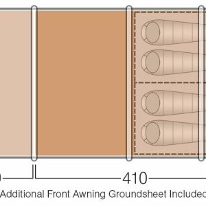 Tent Accessories | Vango Stargrove / Joro 450 Footprint & Ext Groundsheet – GP109 Footprints Tent Accessories