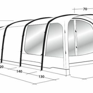 Tent Types | Outwell Avondale 5PA Tent 2022 Family Tents Tent Types