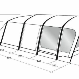 Tent Types | Outwell Hayward Lake 5ATC Tent 2022 Family Tents Tent Types