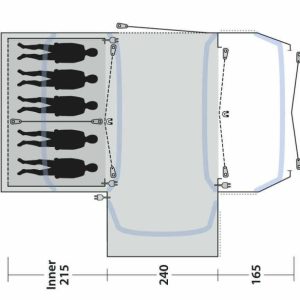 Tent Types | Outwell Oakdale 5PA Tent 2024 Family Tents Tent Types