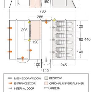 Tent Types | Vango Ventanas II Air TC 650XL Airbeam Tent 2024 Family Tents Tent Types