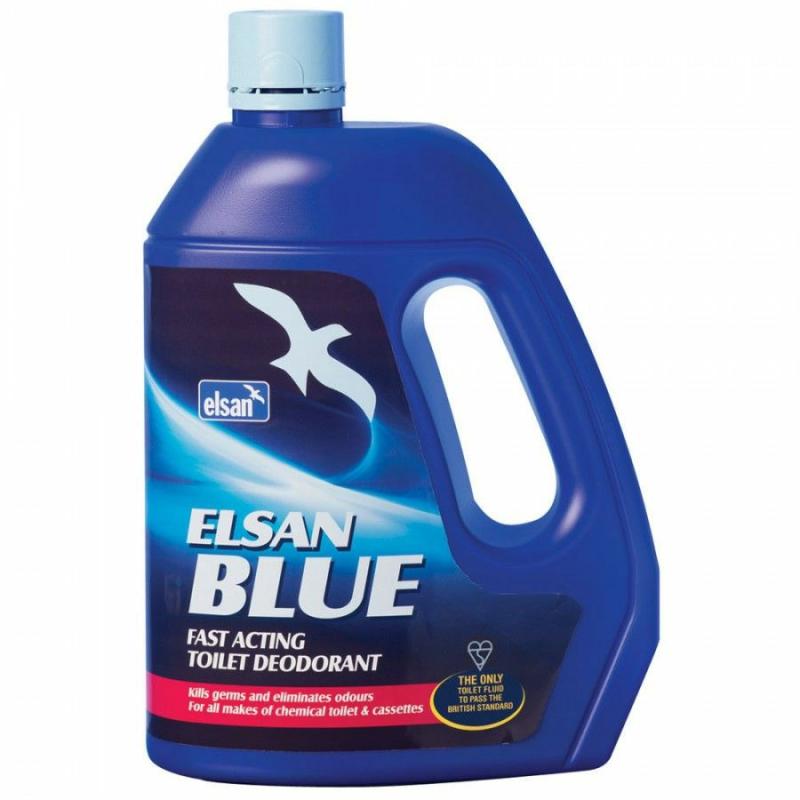 Water and Waste | Elsan Blue 2 litre Carton Camping Equipment Water & Waste