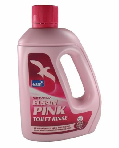 Water and Waste | Elsan Pink Rinse 2 litre Camping Equipment Water & Waste