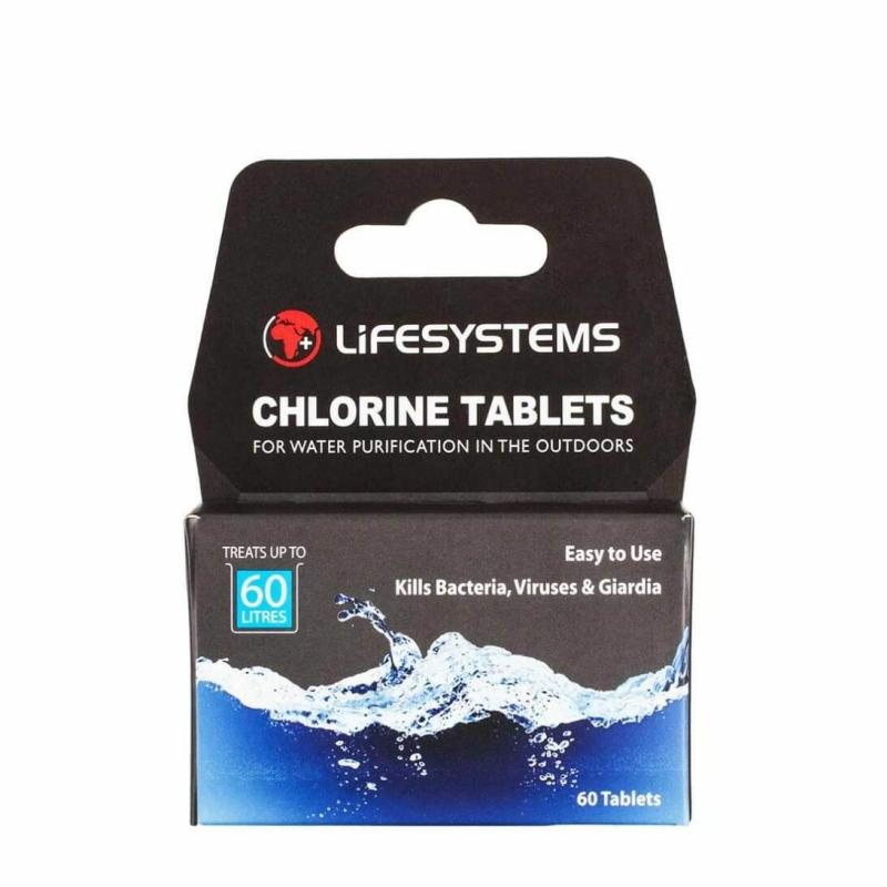 Water and Waste | Lifesystems Chlorine Water Purification Tablets Camping Equipment Water & Waste