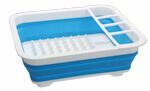 Water and Waste | Quest Collapsible Dish Rack & Drainer – Blue Camping Equipment Kitchenware