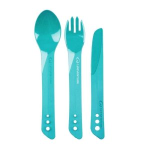 Kitchenware | Lifeventure Ellipse Camping Cutlery – Teal Camping Equipment Kitchenware