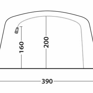 Tent Types | Outwell Parkdale 6PA Tent 2024 Family Tents Tent Types